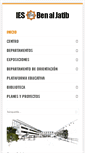 Mobile Screenshot of iesbenaljatib.org